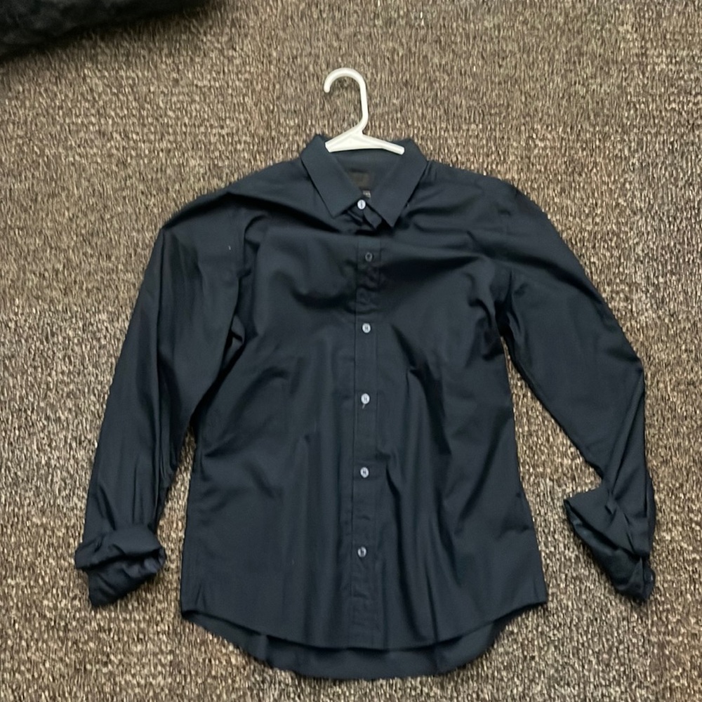 Dark blue dress shirt